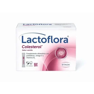 Lactoflora Пробіотик від холестерину зі смаком ванілі 30 паличок