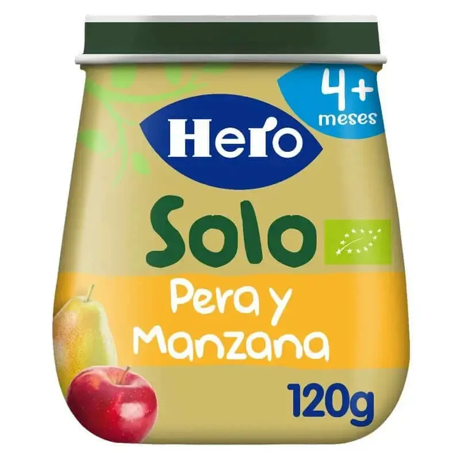 Hero Baby Hero Solo Jar Eco Груша та яблуко 120 г: ціни та характеристики