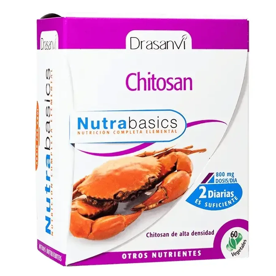 Drasanvi Хитозан 60 капсул Nutrabasicos, 60 капсул: цены и характеристики