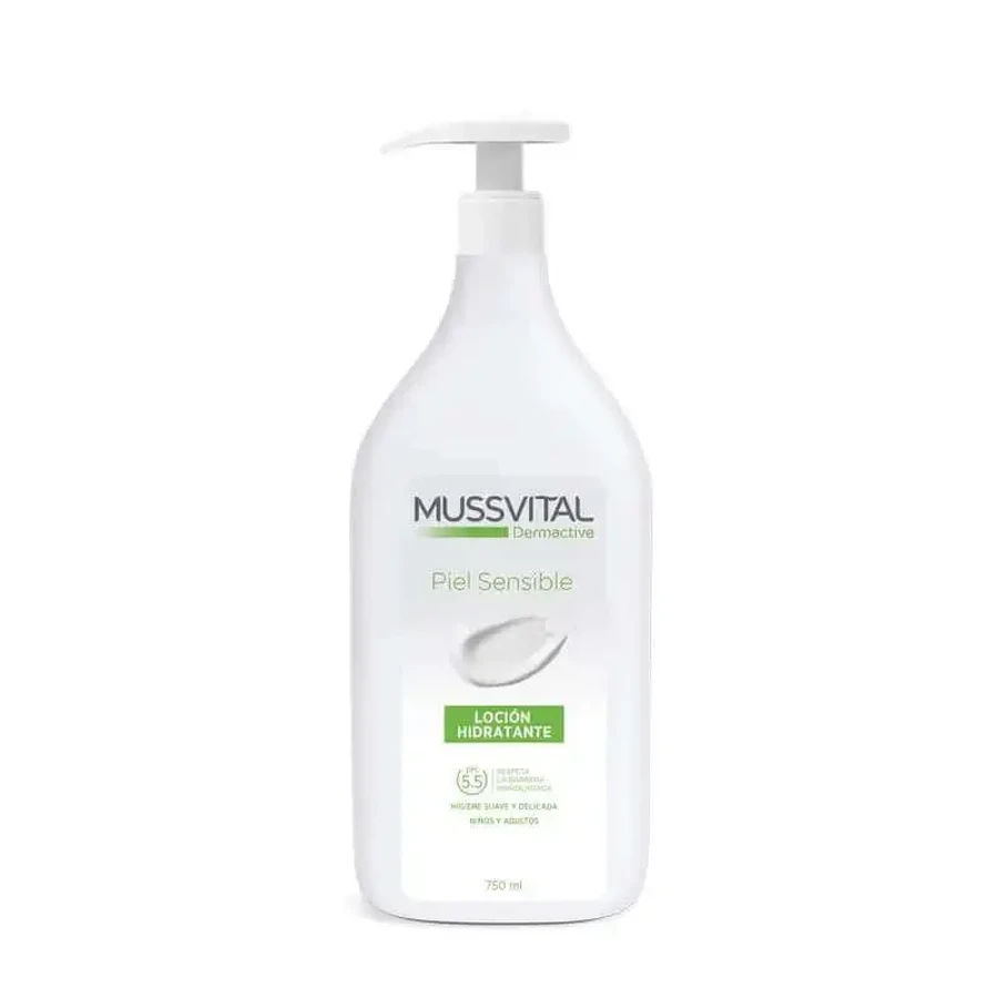Mussvital Dermactive Увлажняющее молочко для чувствительной кожи 750 мл: цены и характеристики