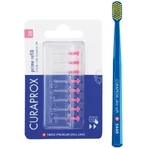 Набір CURAPROX CPS 08 prime refill pink + CS 5460 1×1, міжзубні щітки без тримача 8 шт + зубна щітка 1 шт: ціни та характеристики