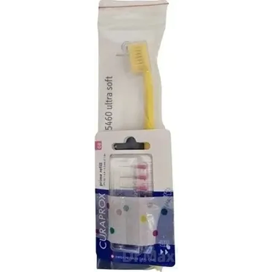 Набір CURAPROX CPS 08 prime refill pink + CS 5460 1×1, міжзубні щітки без тримача 8 шт + зубна щітка 1 шт: ціни та характеристики