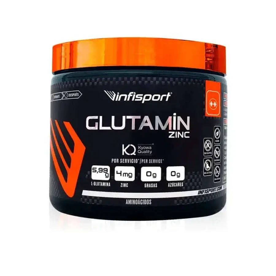 INFISPORT Глютамин + Zn порошок 300 г: цены и характеристики