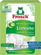 Frosch ECO Таблетки для посудомоечных машин все в 1 Лимон 1×50 шт, таблетки для посудомоечных машин