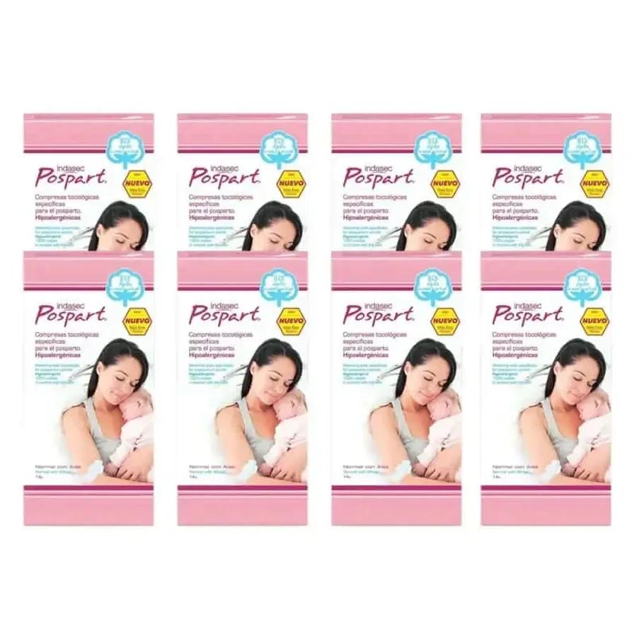 Indasec Pospart Normal Pospart подушечка з крильцями, 8 x 14 одиниць: ціни та характеристики