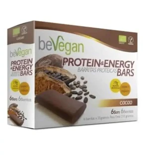 Протеїнові батончики Bevegan-Energie Cacao 6шт. Bio Sg Vegan