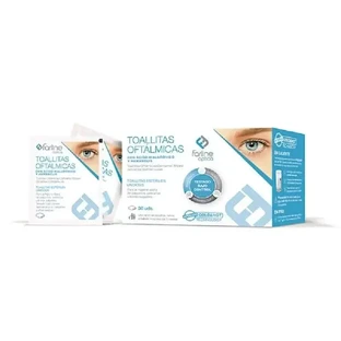Салфетки для глаз Farline Optical с гиалуроновой кислотой и ведьминым орехом, 30 шт.