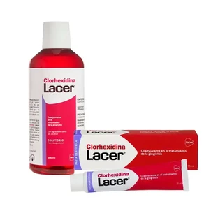 Lacer Chlorhexidine Pack (ополаскиватель для полости рта + зубная паста)