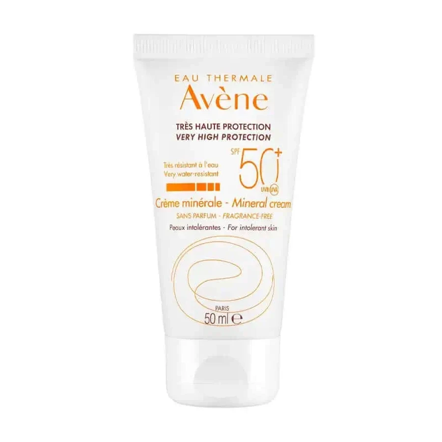 Avene Солнцезащитный крем с физическим фильтром SPF50, 50 мл: цены и характеристики
