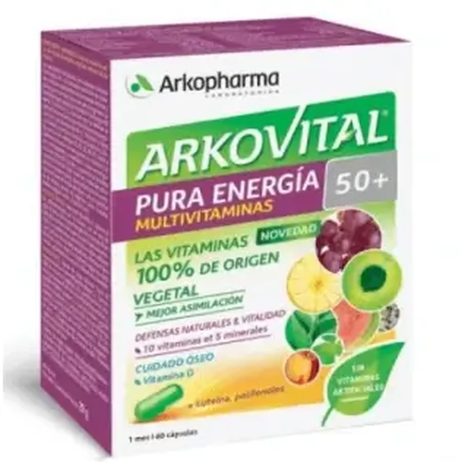 Arko Vital PuraEnergia Senior 50+ , 60 капсул: цены и характеристики