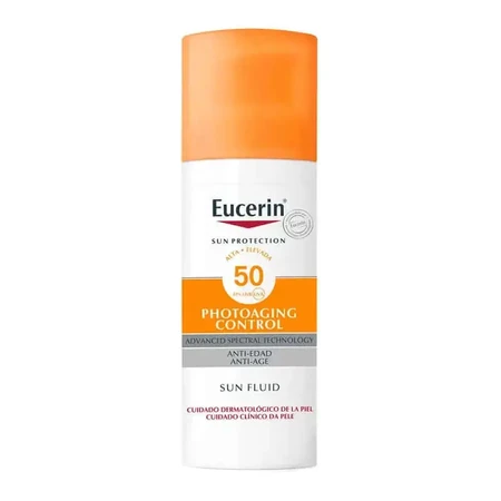 Антивіковий сонцезахисний флюїд Eucerin SPF50+, 50 мл: ціни та характеристики