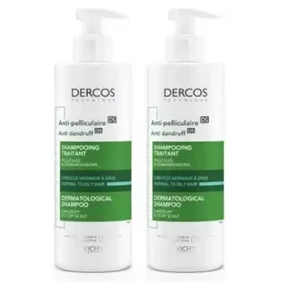 Vichy DUPLO Dercos Жирний шампунь проти лупи 2х390мл