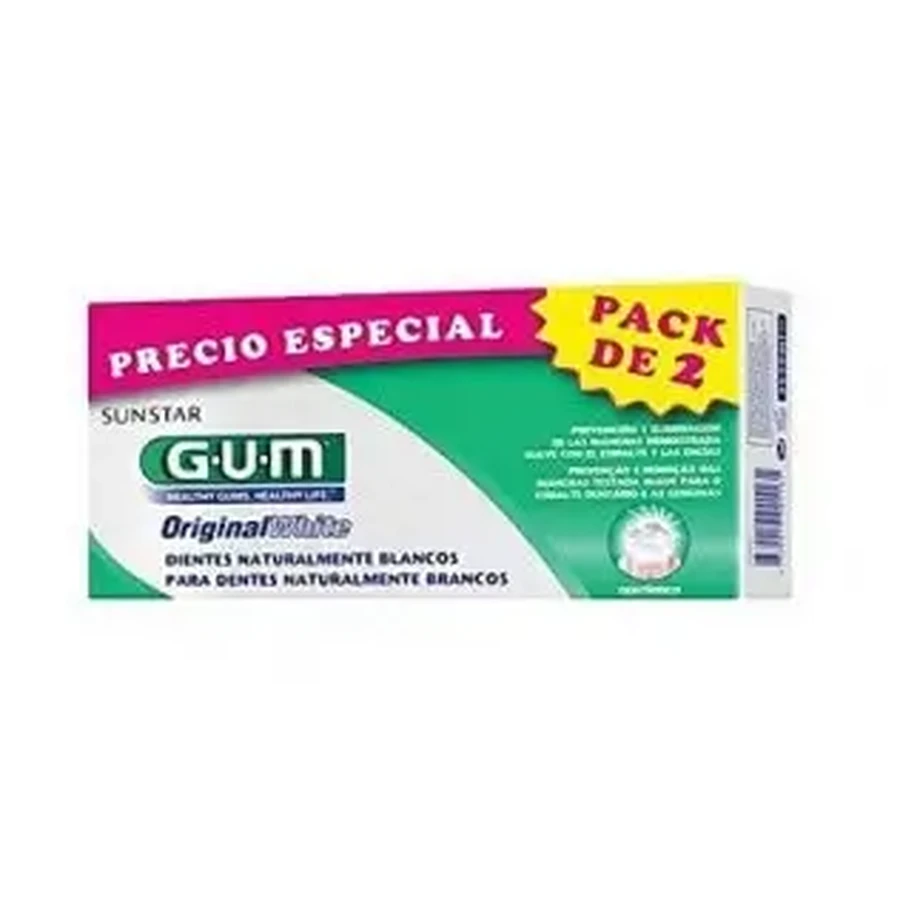 GUM DUPLO Original White Паста 2 x 75 мл: ціни та характеристики