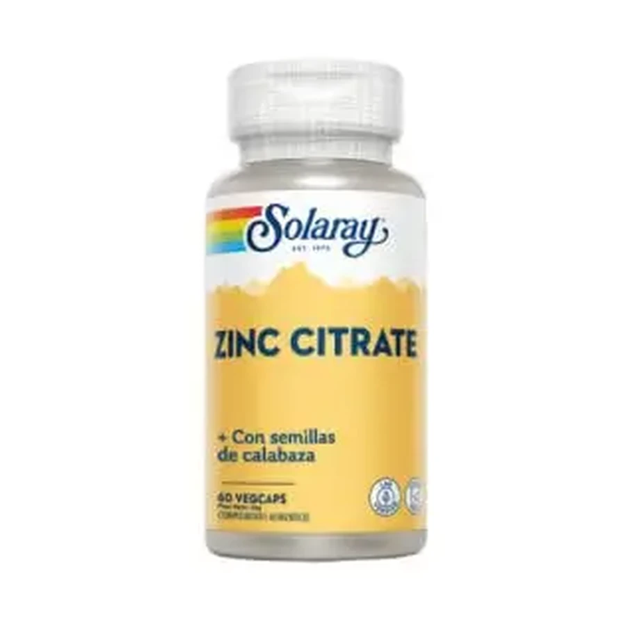 Solaray Цинка цитрат 60 VegCaps: цены и характеристики