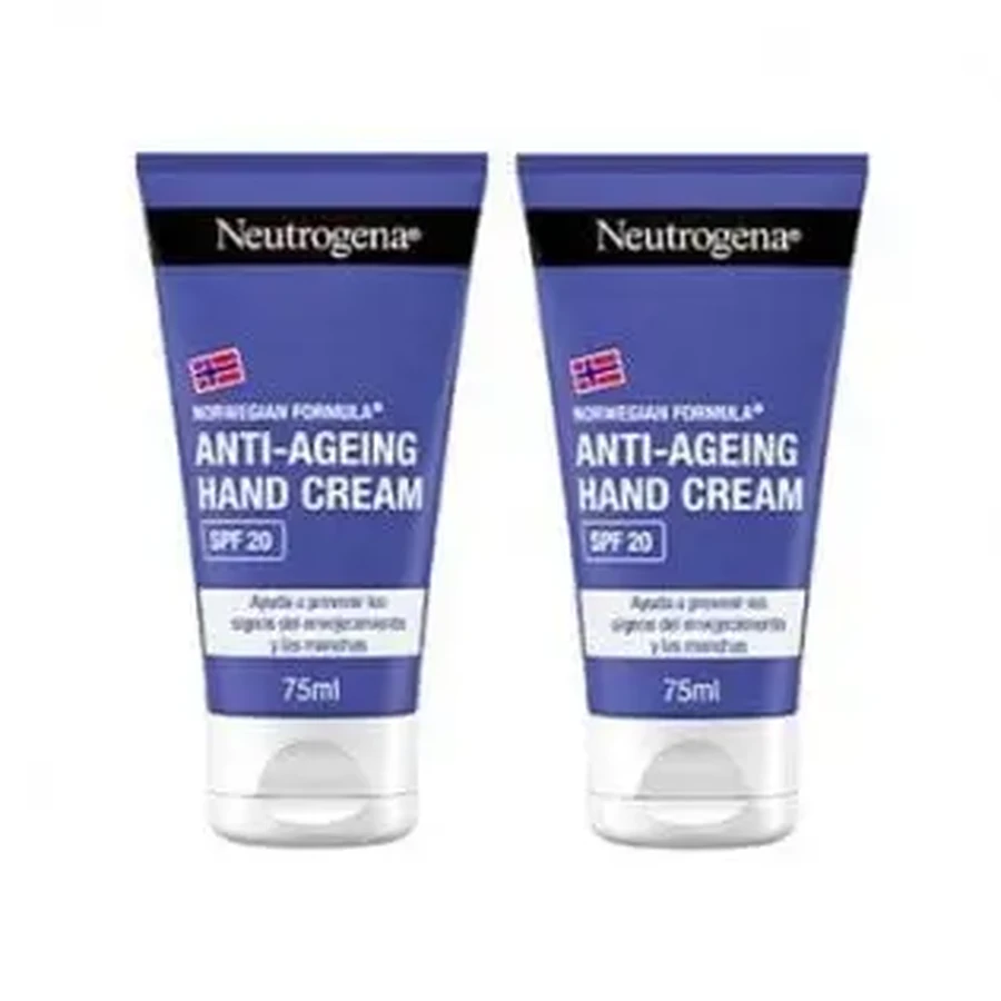 Neutrogena DUPLO Антивозрастной крем для рук 2х75 мл: цены и характеристики