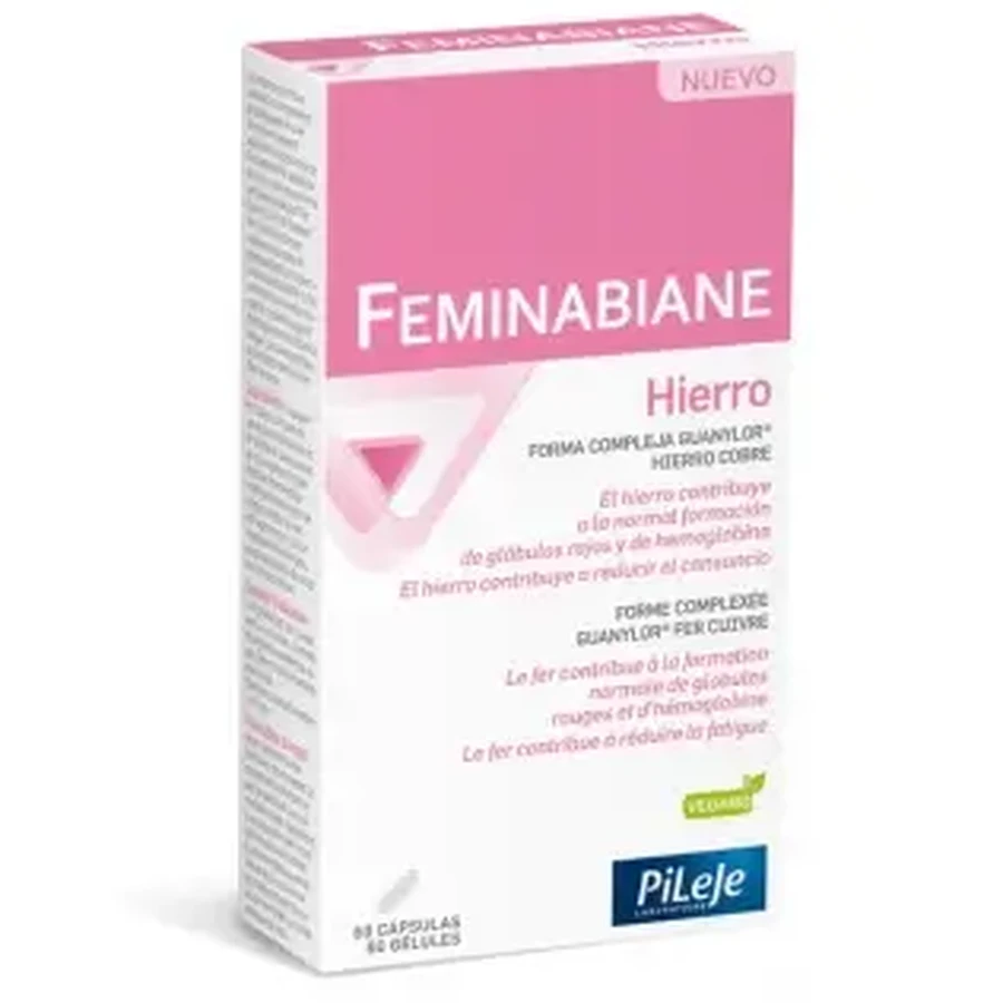 Pileje Feminabiane Iron 60 капсул: цены и характеристики