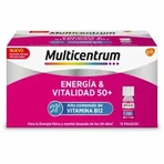 Multicentrum Energia & Vitality 50+, 15 флаконов по 7 мл со вкусом малины: цены и характеристики