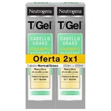 Neutrogena DUPLO DUPLO T-Gel Шампунь против перхоти для нормальных/жирных волос, 2 x 250 мл