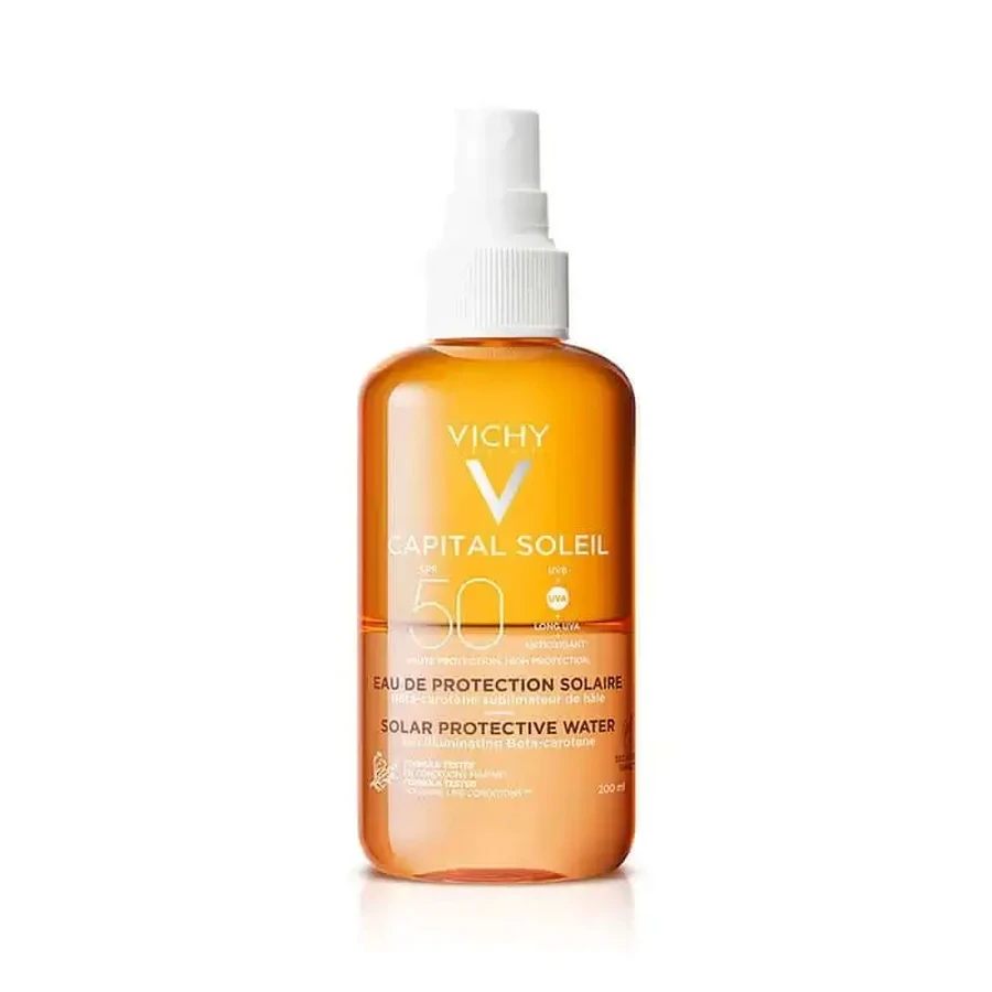 Сонцезахисний крем Vichy Capital Soleil Сонцезахисна вода SPF50, 200 мл: ціни та характеристики