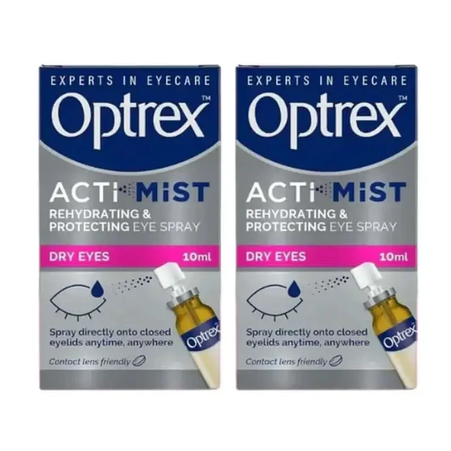 Спрей для глаз от сухости и усталости Optrex Actimist 2х10 мл: цены и характеристики