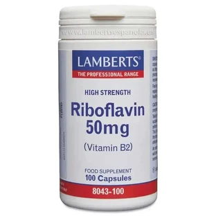 Lamberts Рибофлавін (вітамін В2), 100 капсул
