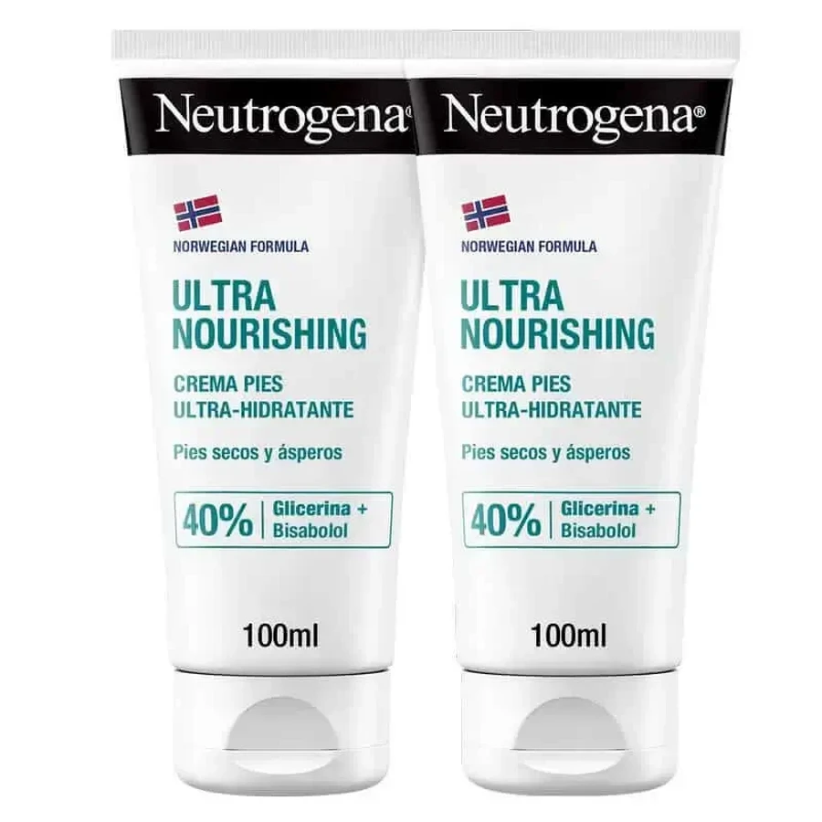 Neutrogena DUPLO Ультраувлажняющий крем для ног, 2х100 мл: цены и характеристики