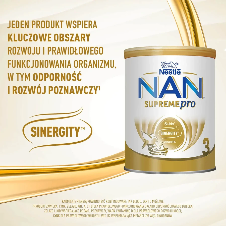 Набор Nestle NAN Supremepro 3 HMO, дополнительное молоко для детей старше 1 года, 2 x 800 г.: цены и характеристики