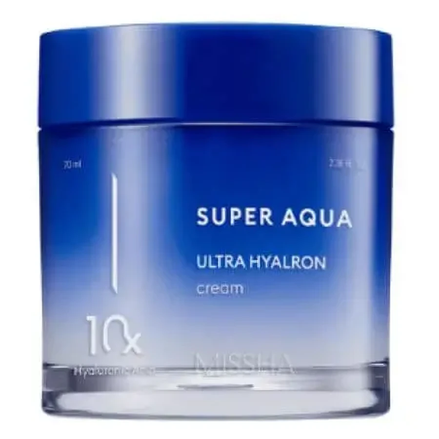 Зволожуючий крем для обличчя з гіалуроновою кислотою Super Aqua, 70 мл, Missha: ціни та характеристики