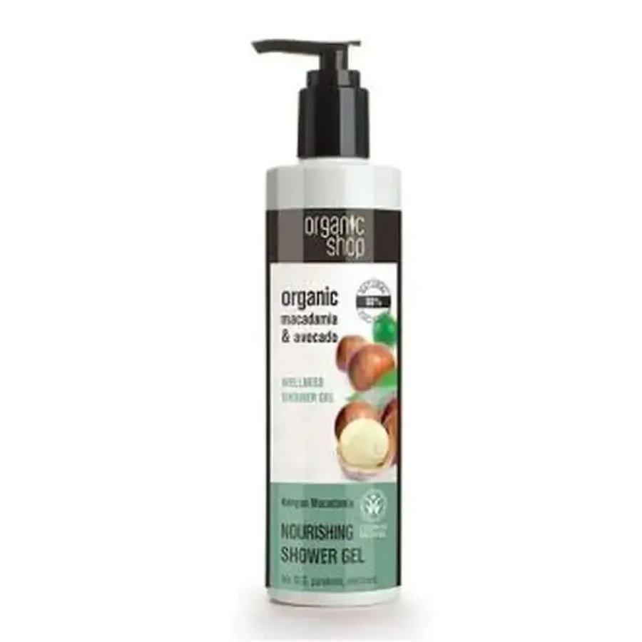 Organic Shop Питательный оздоровительный гель для душа Макадамия 280 мл.: цены и характеристики