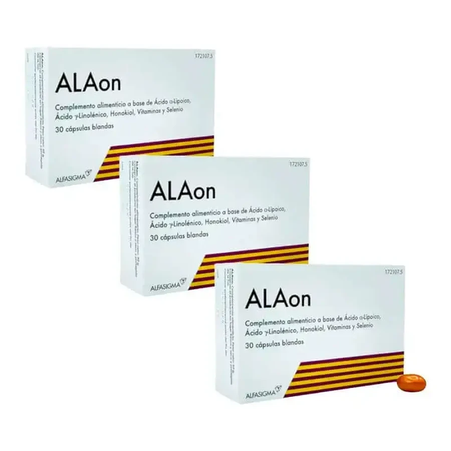 Alaon Pack 3 x 30 капсул: цены и характеристики