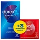 Презервативы Durex Duplo Natural 12 штук + 3 бесплатных Sueaves Sensitive