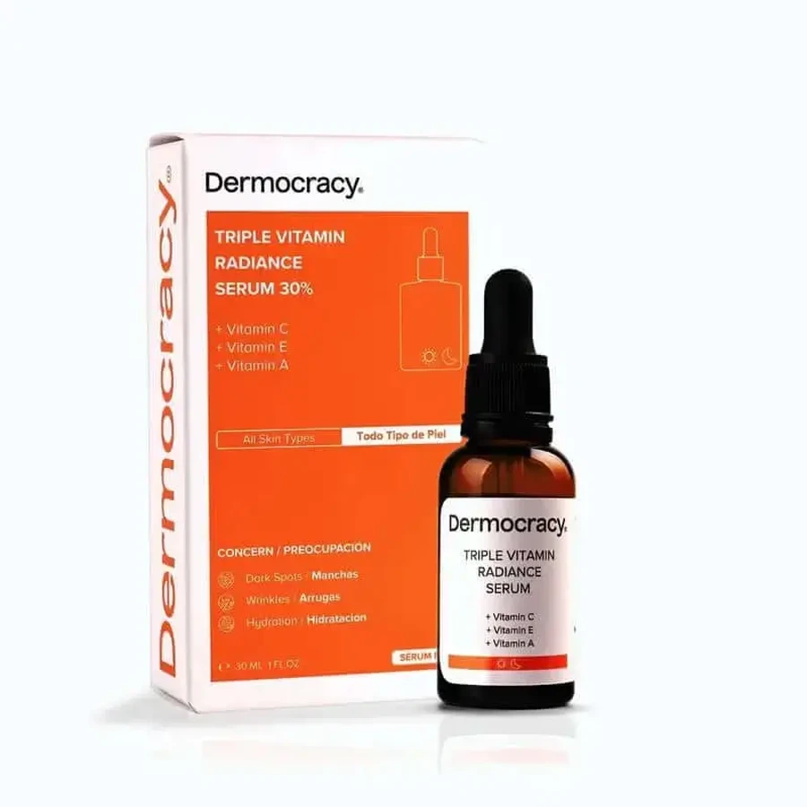 Dermocracy Triple Vitamin Glow Serum 30% [Витамин C + Витамин E + Витамин A] , 30 мл: цены и характеристики