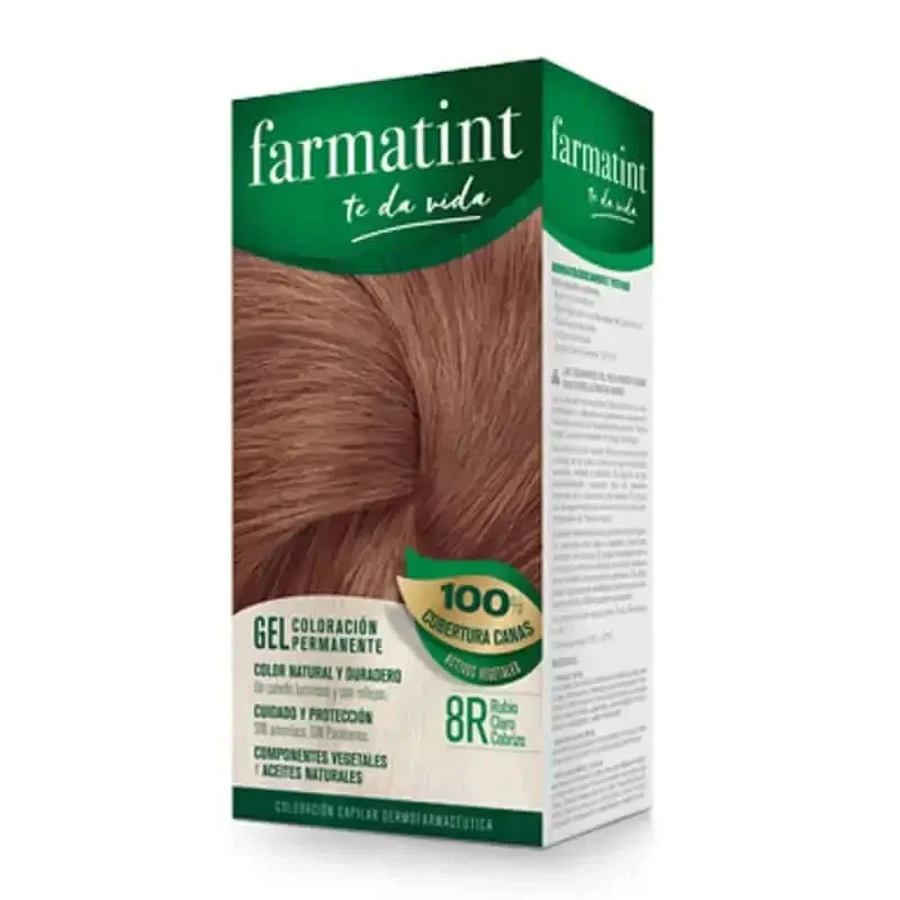 Гель для перманентного окрашивания Farmatint 8R Светлый медный блондин: цены и характеристики