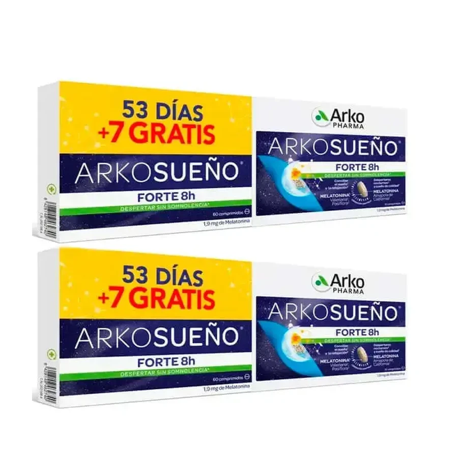 Arkopharma Arkosueño Forte 8H Bicapa, 2X60 таблеток: цены и характеристики