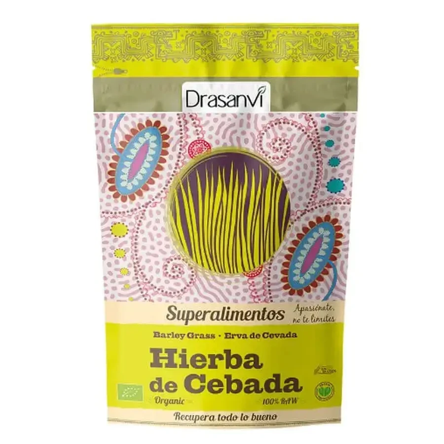 Ячменная трава Drasanvi Organic Superfoods 125 гр. дойпак: цены и характеристики