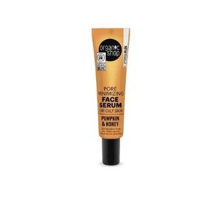 Organic Shop Сыворотка для лица с тыквой и медом, минимизирующая поры, для жирной кожи 30 мл