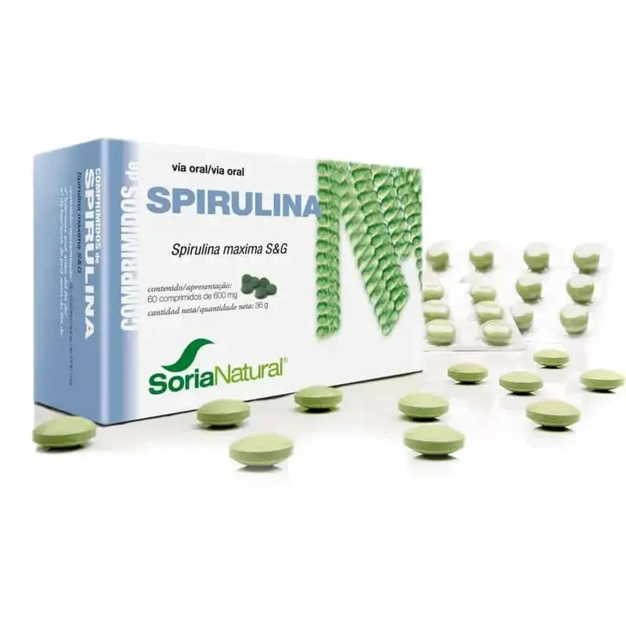 Soria Spirulina Natural, 60 таблеток: цены и характеристики