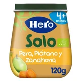 Органічна баночка Hero Baby Hero Solo Груша, банан та морква 120 г