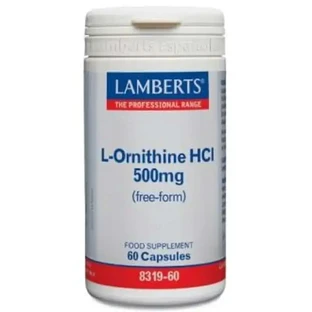 Lamberts L-Ornithine Hcl 500 мг 60 капсул