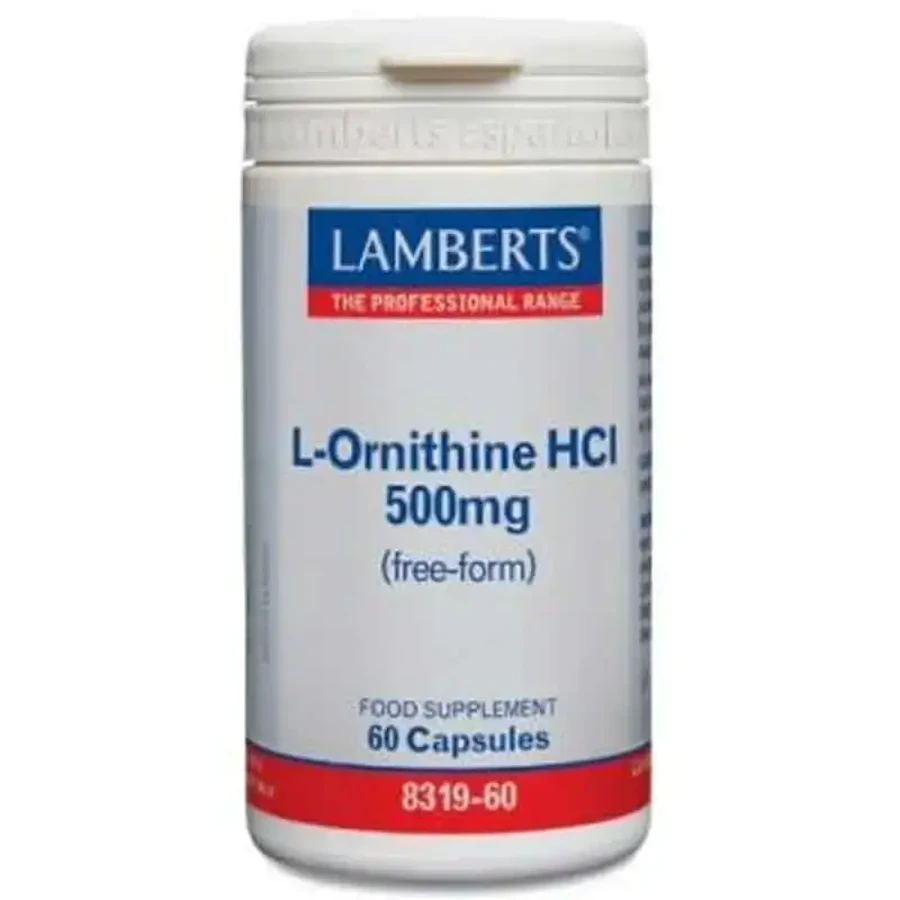 Lamberts L-Ornithine Hcl 500 мг 60 капсул: ціни та характеристики