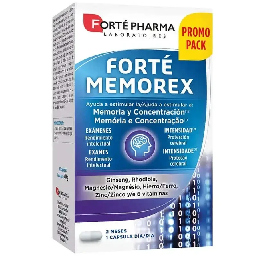 Forté Pharma Forté Memorex 60 капсул: цены и характеристики