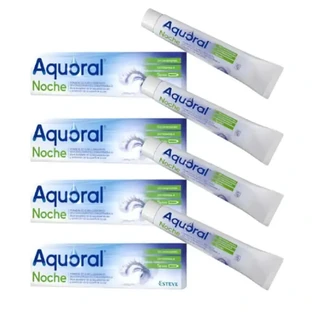 Мазь для змащування очей Aquoral Night Pack, 4 х 5 г