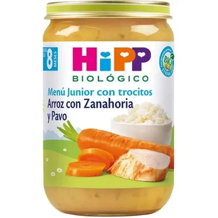 Рисовый торт Hipp Bio с морковью и индейкой, 220 г