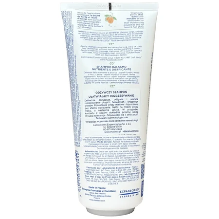 Набір Mustela, живильний шампунь для легкого розплутування, довге, кучеряве, хвилясте волосся, з першого дня, 200 мл + кондиціонер для легкого розплутування волосся, 200 мл: ціни та характеристики