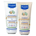 Набір Mustela, живильний шампунь для легкого розплутування, довге, кучеряве, хвилясте волосся, з першого дня, 200 мл + кондиціонер для легкого розплутування волосся, 200 мл: ціни та характеристики