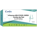 CorDx 4in1 Influenza A/B + COVID-19/RSV Combo Ag, тест на антигены 4 вирусов, 1 штука: цены и характеристики