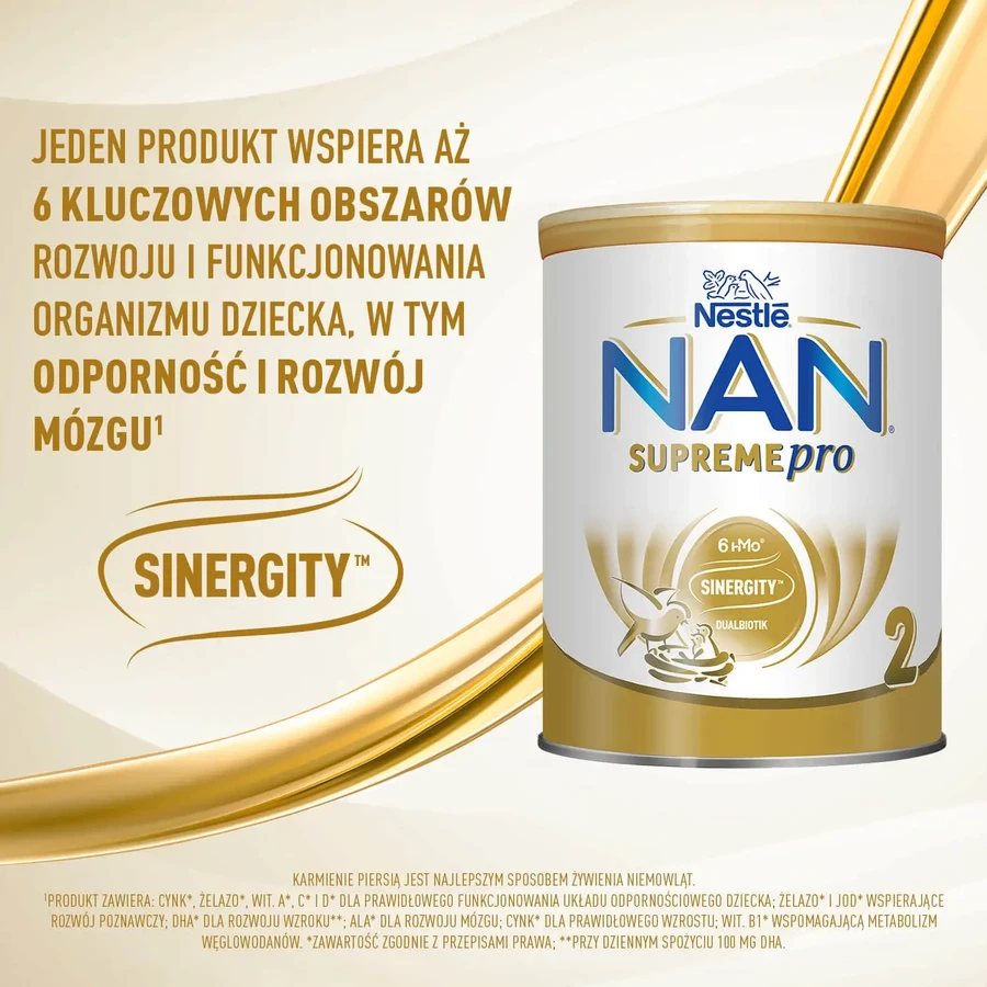 Набор Nestle NAN Supremepro 2 HMO, дополнительное молоко для детей старше 6 месяцев, 2 x 800 г.: цены и характеристики