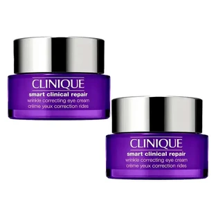 Крем для шкіри навколо очей Clinique Smart Clinical Repair, що коригує зморшки, 2х15 мл