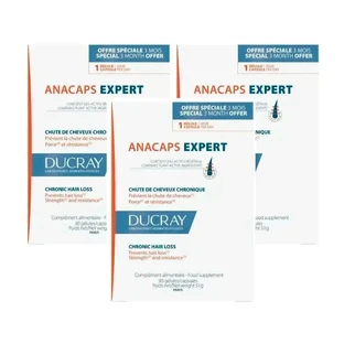 Ducray Anacaps Expert, упаковка 3 x 90 капсул