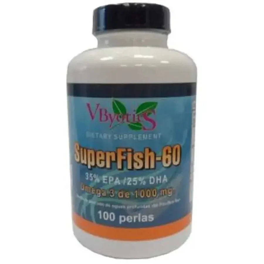 Vbyotics Superfish 60 (Epa 35%-Dha 25%) 100Pearls: ціни та характеристики